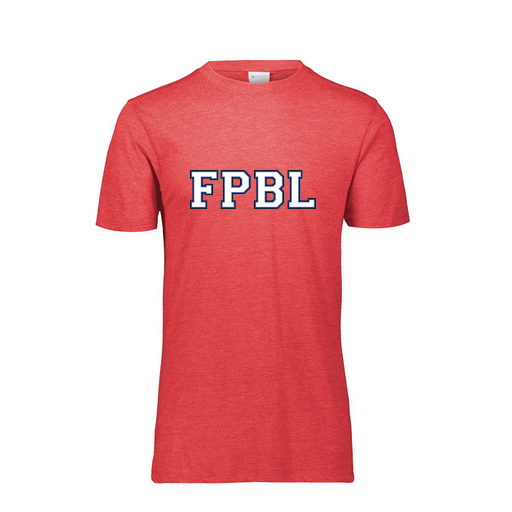 [FTSCUBRD-YS-LOGO1] Youth Ultra-blend T-Shirt (Youth S, Red, Logo 1)