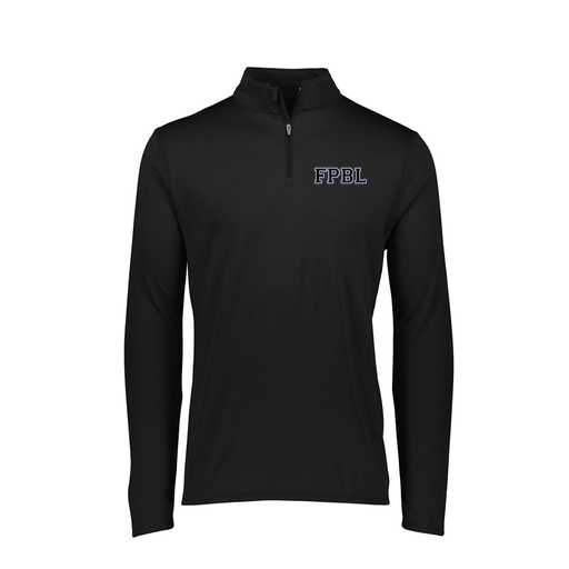 [FTLQFLBK-FAXS-LOGO2] Ladies Flex-Lite 1/4 Zip Shirt (Female Adult XS, Black, Logo 2)