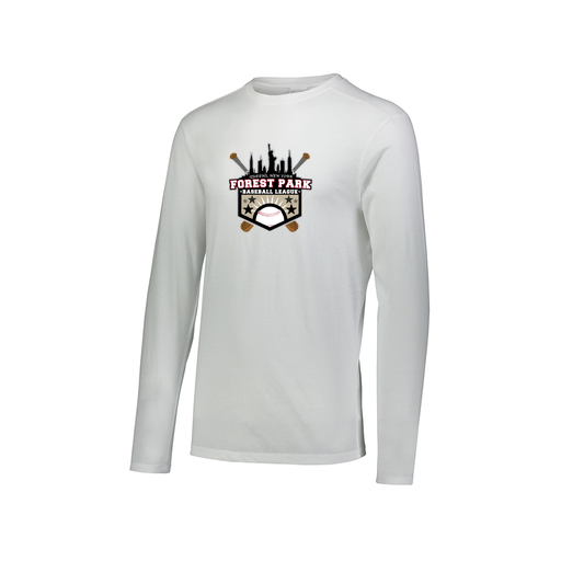 [FTLCUBWH-AXS-LOGO3] Men's LS Ultra-blend T-Shirt (Adult XS, White, Logo 3)
