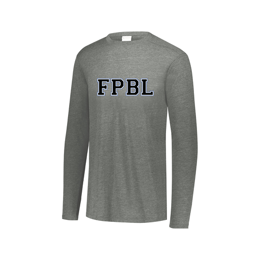 [FTLCUBGY-AXS-LOGO2] Men's LS Ultra-blend T-Shirt (Adult XS, Gray, Logo 2)