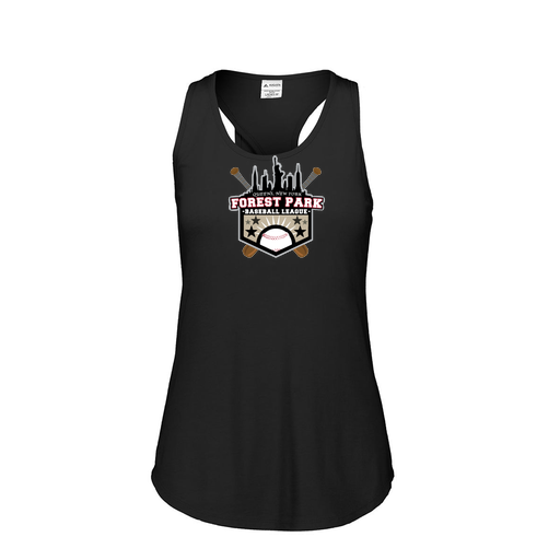 [3078.K94.S-LOGO3] Ladies Tri Blend Tank Top (Female Adult S, Black, Logo 3)