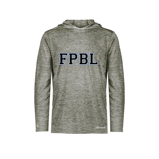 [FOLHCGGY-AS-LOGO2] Decker Men's Charge Hoodie (Adult S, Gray, Logo 2)