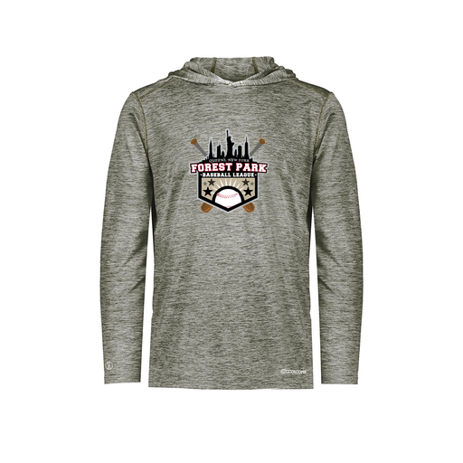 [FOLHCGGY-AS-LOGO3] Decker Men's Charge Hoodie (Adult S, Gray, Logo 3)