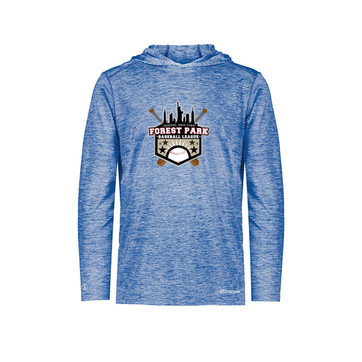 [FOLHCGRY-YS-LOGO3] Decker Youth Charge Hoodie (Youth S, Royal, Logo 3)