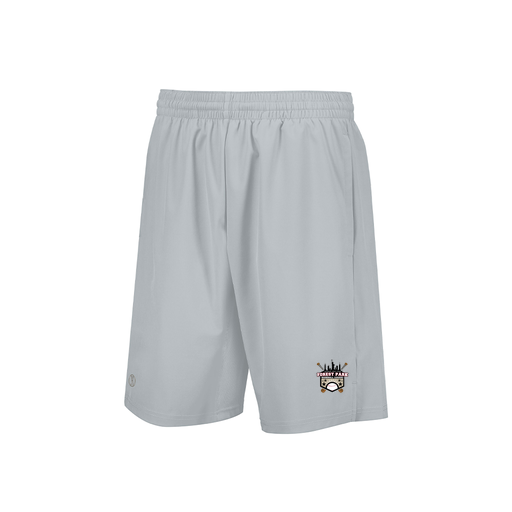 [229556.099.XS-LOGO3] Men's Weld Short (Adult XS, Silver, Logo 3)