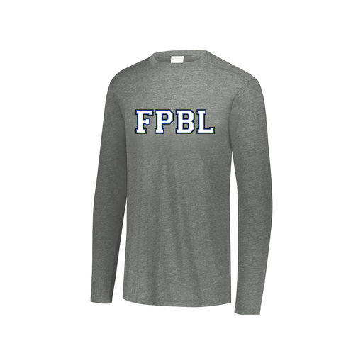[3076.013.S-LOGO1] Youth LS Ultra-blend T-Shirt (Youth S, Gray, Logo 1)