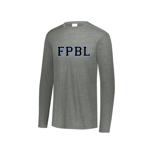 [3076.013.S-LOGO2] Youth LS Ultra-blend T-Shirt (Youth S, Gray, Logo 2)